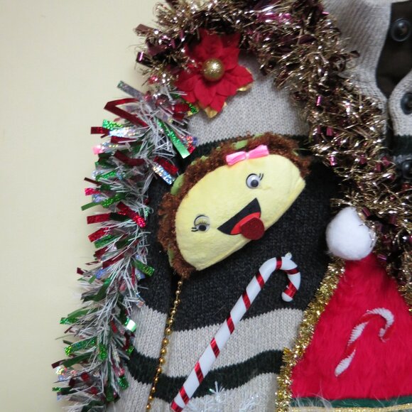 Trump Ugly Christmas Sweater Mens size Large, Funny - Picture 5 of 10